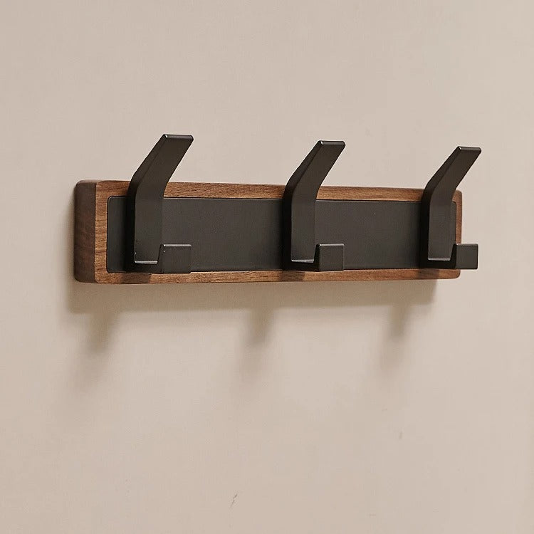 porte manteau mural bois trois accroches