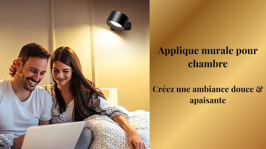 Applique Murale pour Chambre : Ambiance Douce et Apaisante