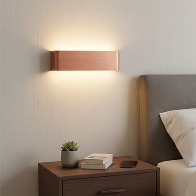 Applique mural chambre dessus table de chevet