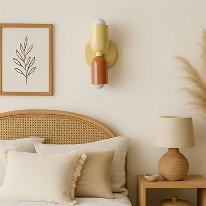 Applique mural chambre jaune marron