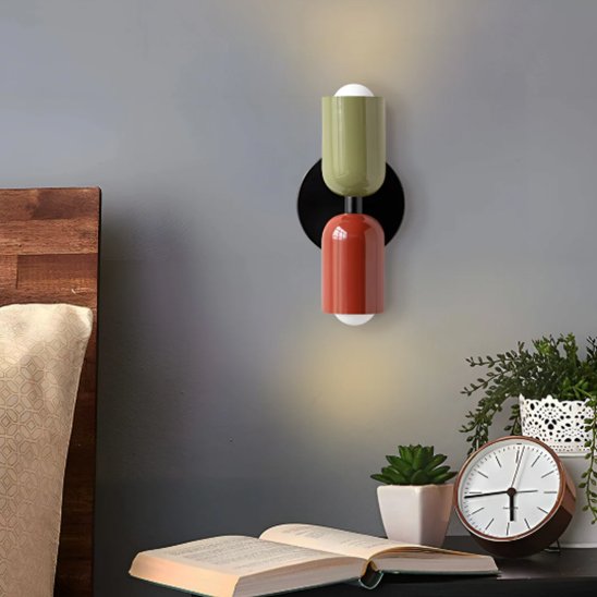 Applique mural chambre vert rouge