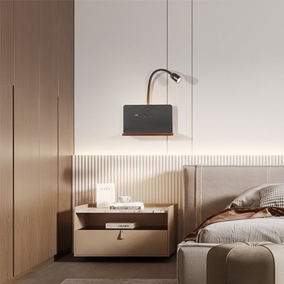 Applique murale chambre avec lumière douce