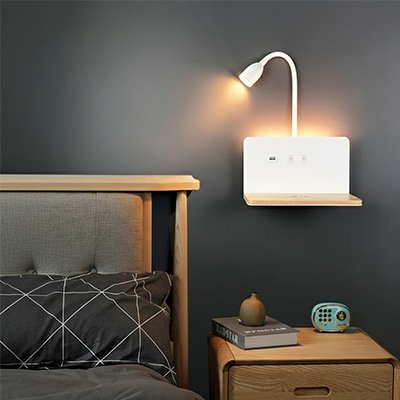 Applique murale chambre blanche