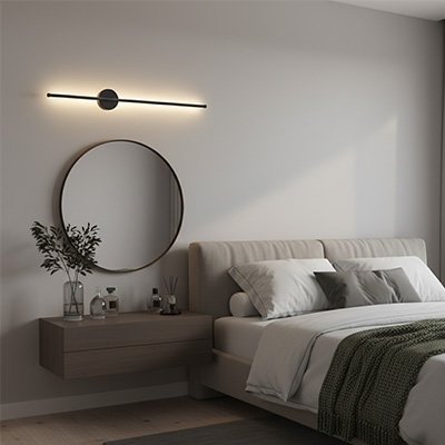 Applique murale pour chambre noire en horizontale