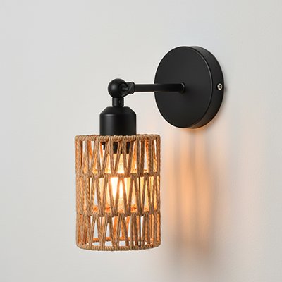 Applique murale rotin 