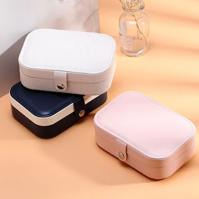 boite a bijoux fille multi compartiments trois variantes