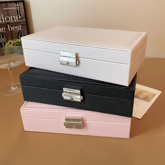 Boite à bijoux trois couleur