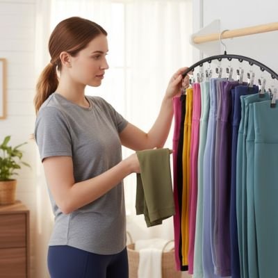 Cintre pour pantalon couleurs variées
