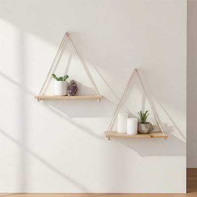 Etagere bois deco plante