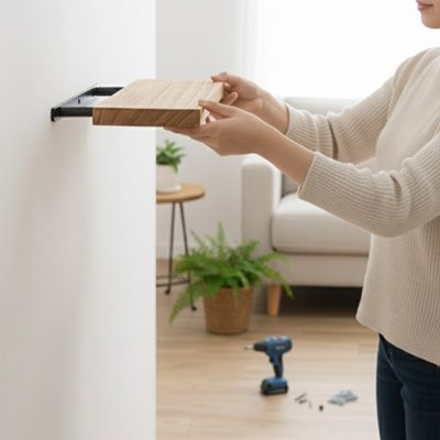 Etagere murale bois facile a manter