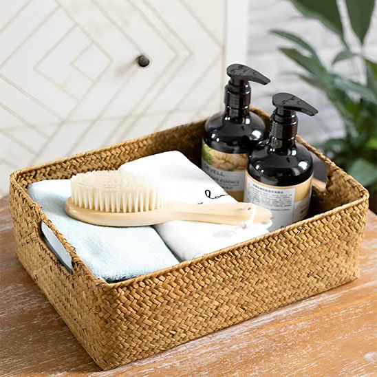 panier de rangement serviettes