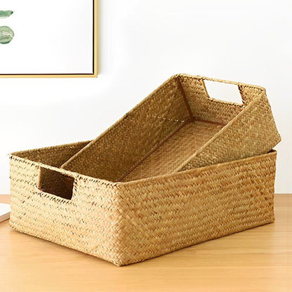 panier de rangement tressé