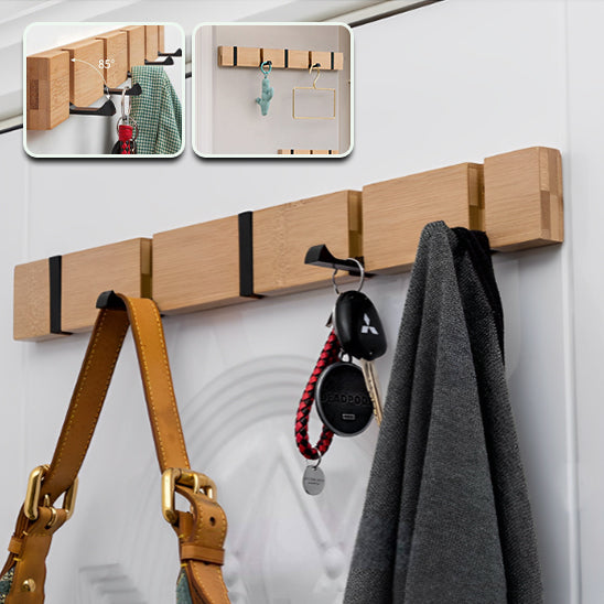 porte manteau bois épuré et minimaliste