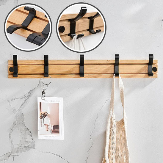 porte manteau bois mural minimaliste