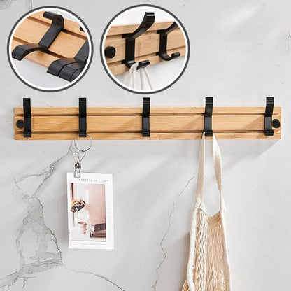 porte manteau bois mural minimaliste