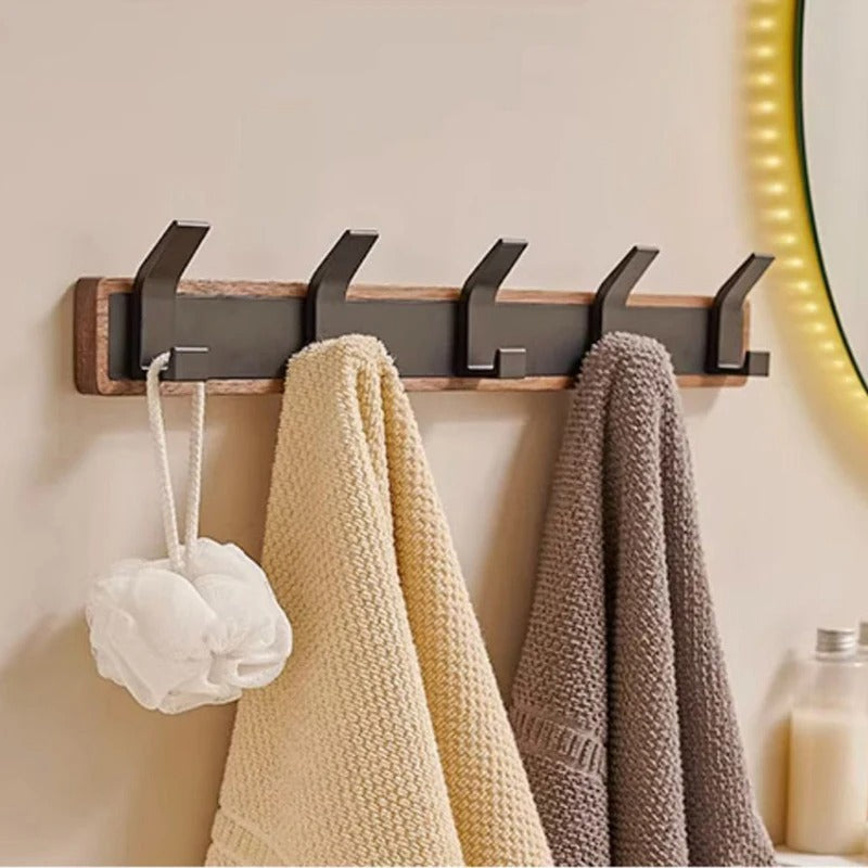 porte manteau mural bois utilisation simple