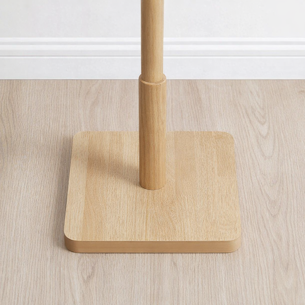 porte manteau sur pied bois base solide