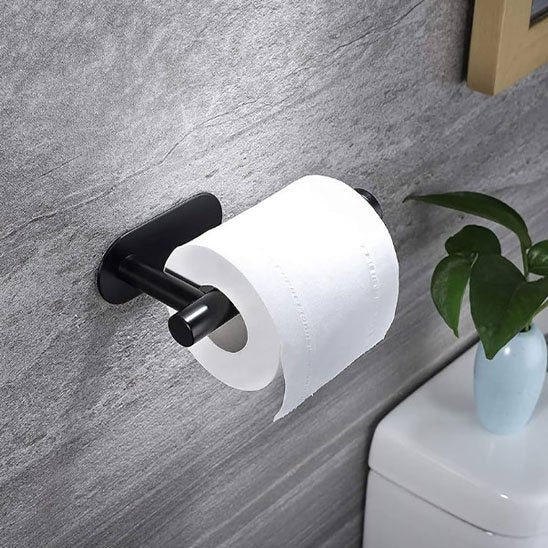 Porte papier toilette mural noir