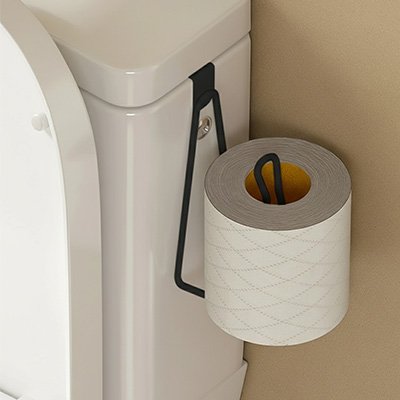 Porte papier toilette suspendu minimal