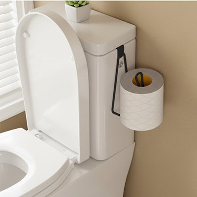 Porte papier toilette vertical épuré