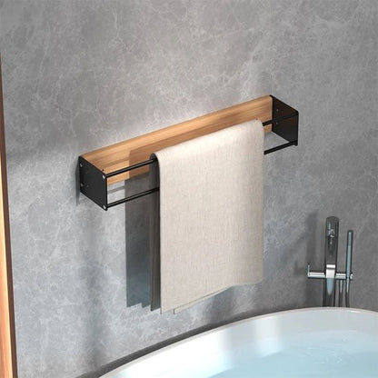 Porte serviette salle de bain mural en horizontal