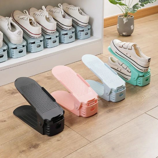 Rangement chaussure empilable variantes