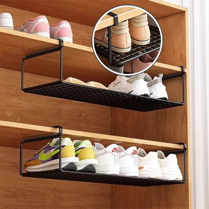 Rangement chaussures fixation grillagée