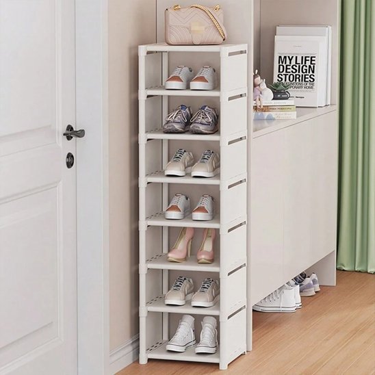 Rangement chaussures haut vertical face