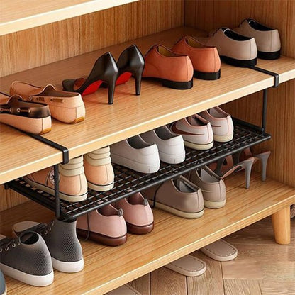 Rangement chaussures placé au milieu