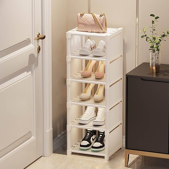 Rangement chaussures six niveaux entrée
