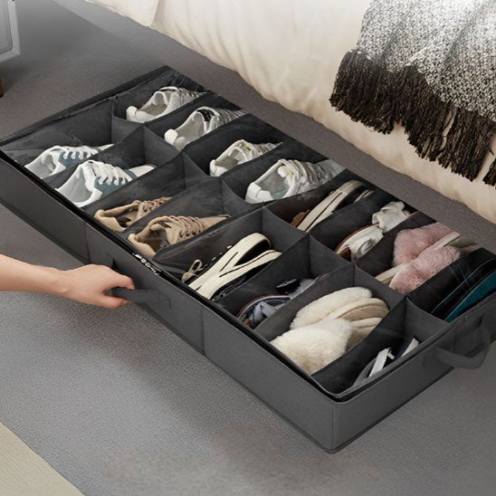 rangement chaussures tiroir lit